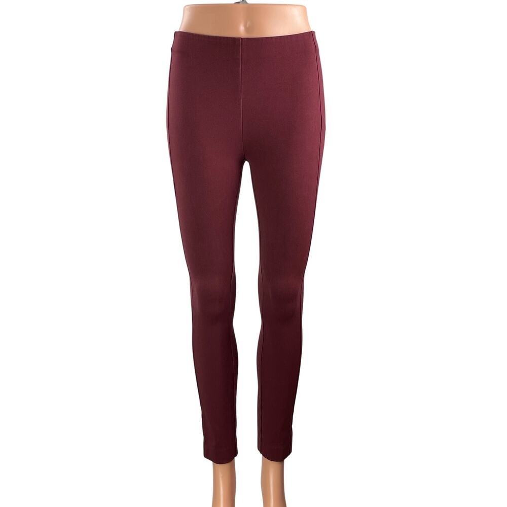 Rag & Bone Women's Red High Rise Zip Slim Fit Skinny Leggings Pants Size 00
